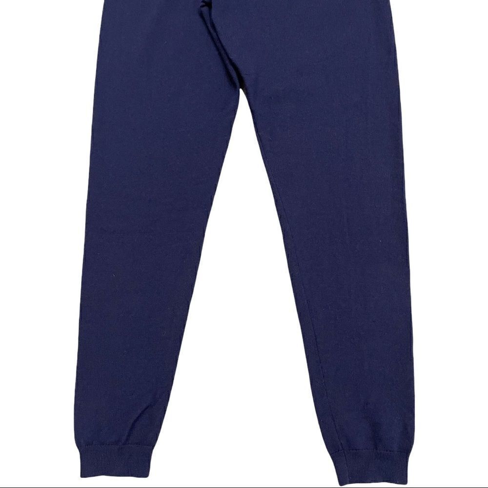 GYMSHARK French Terry Navy Blue High Rise Joggers - Picture 8 of 13